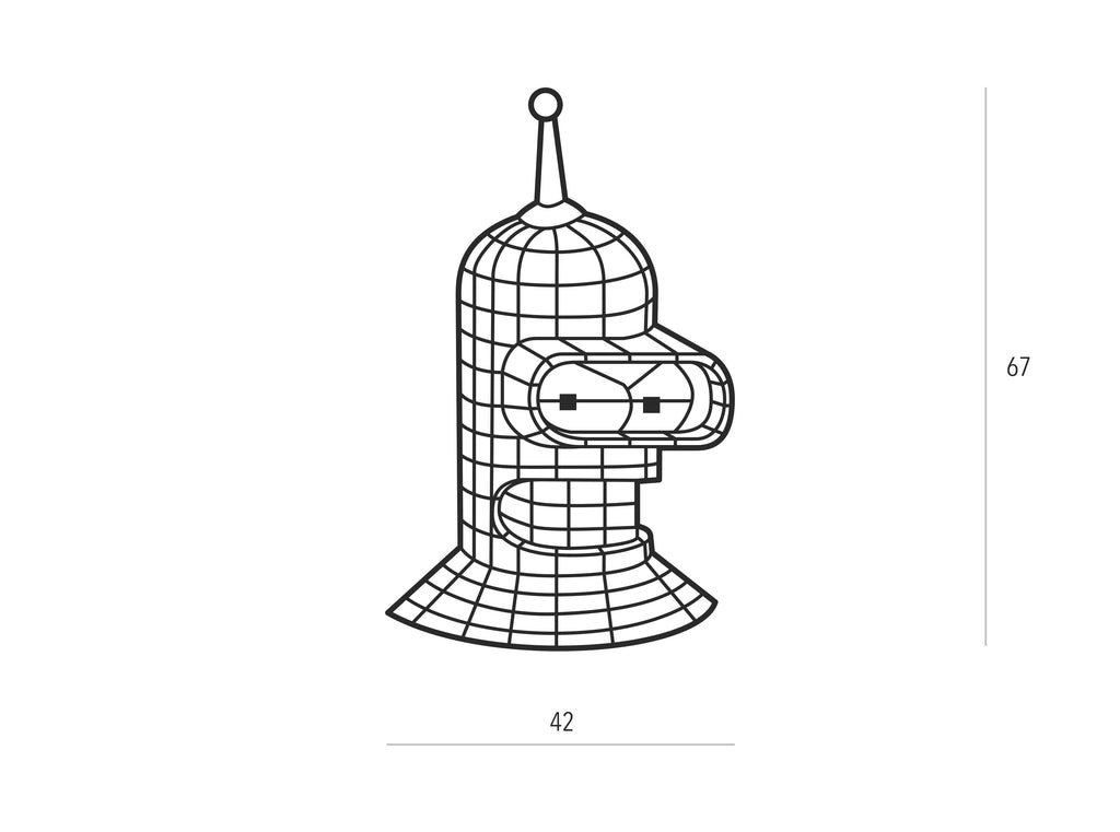Bender | Figura geométrica | Decoración pared | Hecha en madera