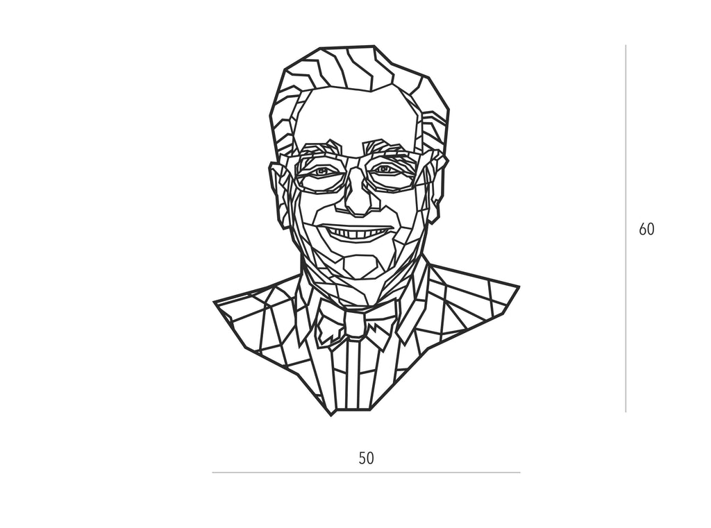 Scorsese | Figura geométrica | Decoración pared | Hecha en madera
