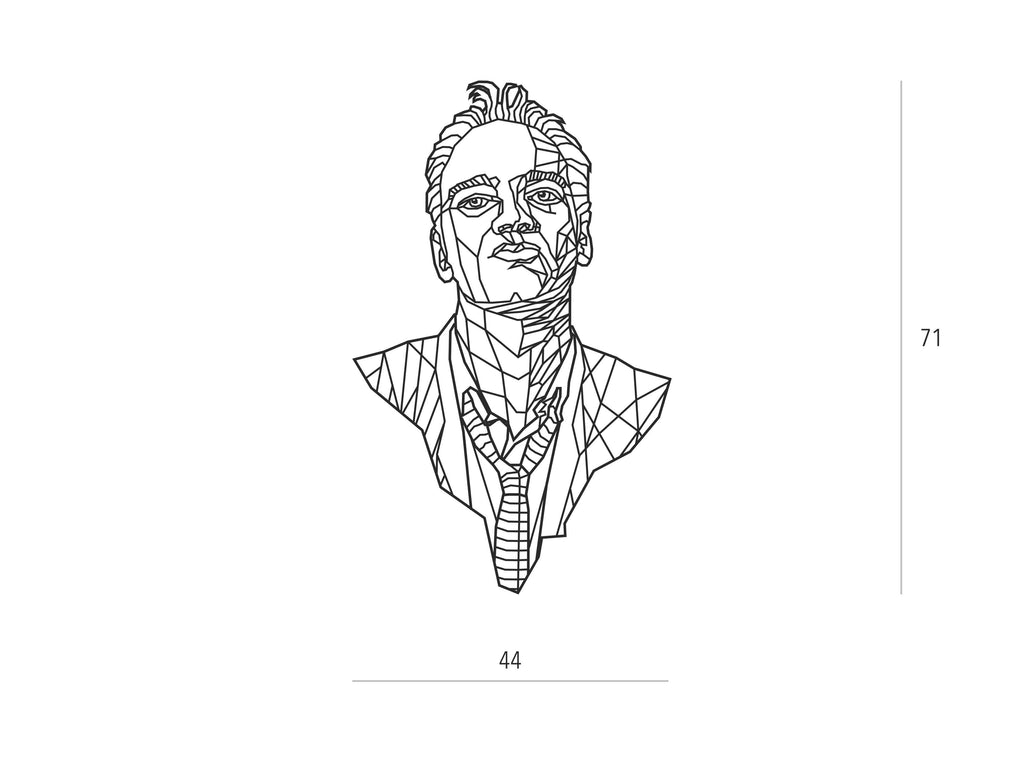 Tarantino | Figura geométrica | Decoración pared | Hecha en madera