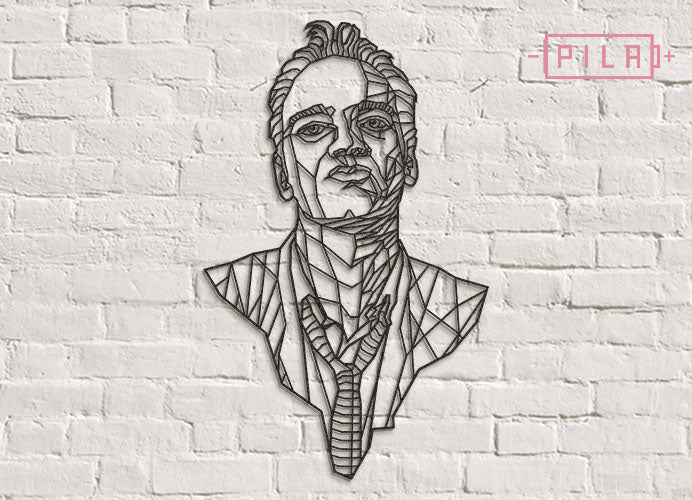 Tarantino | Figura geométrica | Decoración pared | Hecha en madera