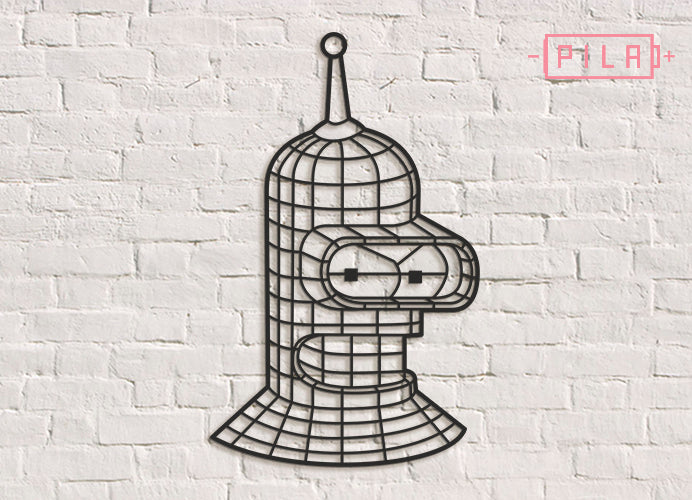 Bender | Figura geométrica | Decoración pared | Hecha en madera