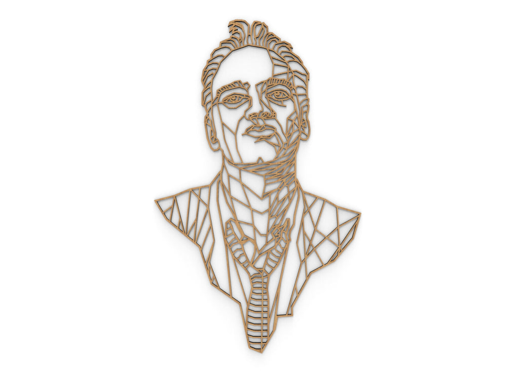 Tarantino | Figura geométrica | Decoración pared | Hecha en madera