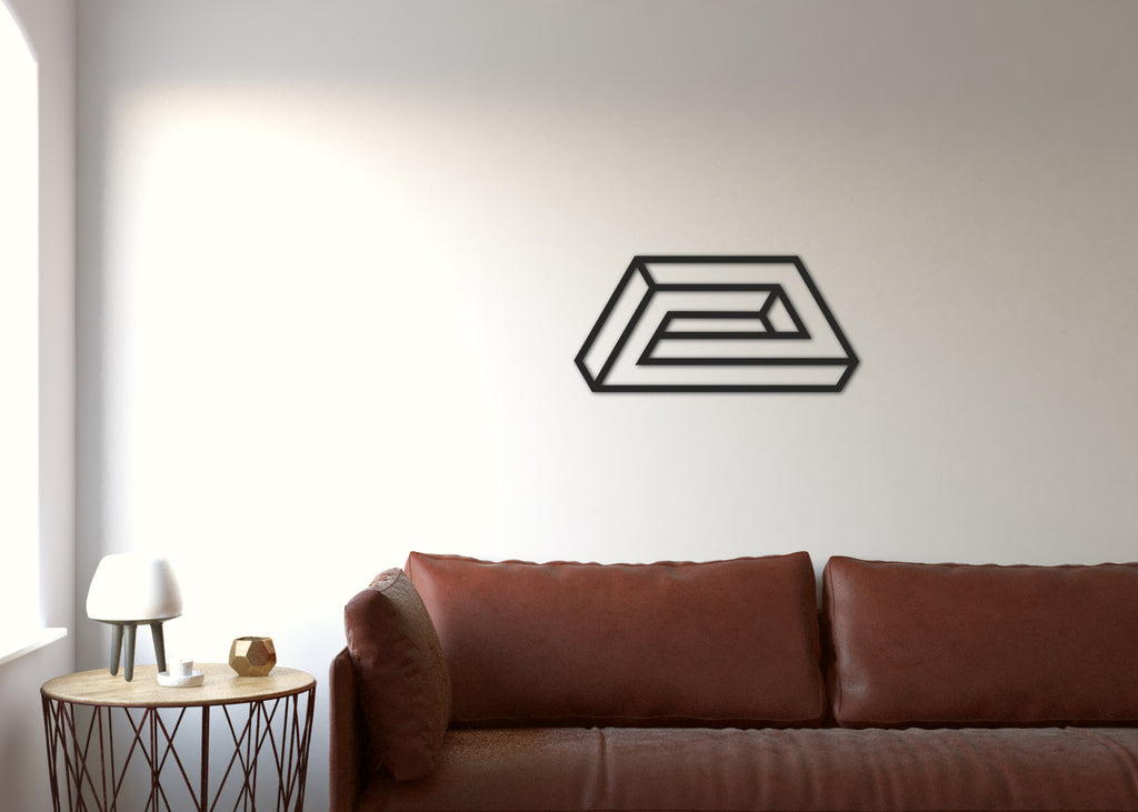 Infinito I  | Figura geométrica | Decoración pared | Hecha en madera