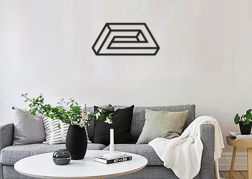 Infinito I  | Figura geométrica | Decoración pared | Hecha en madera