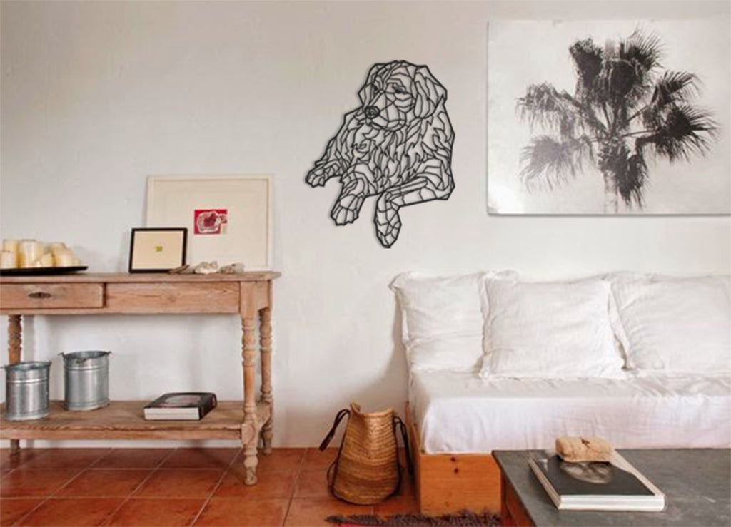Golden  | Figura geométrica | Decoración pared | Hecha en madera