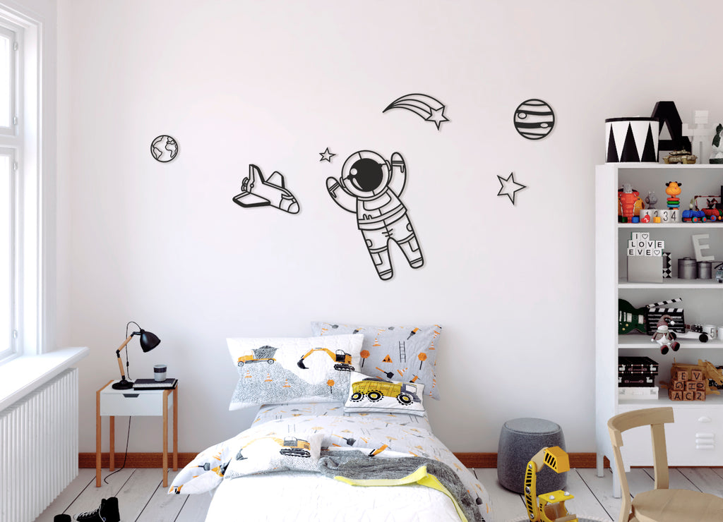 Space | Figura geométrica | Decoración pared | Hecha en madera
