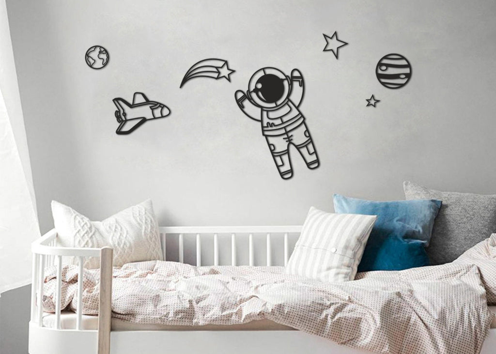Space | Figura geométrica | Decoración pared | Hecha en madera